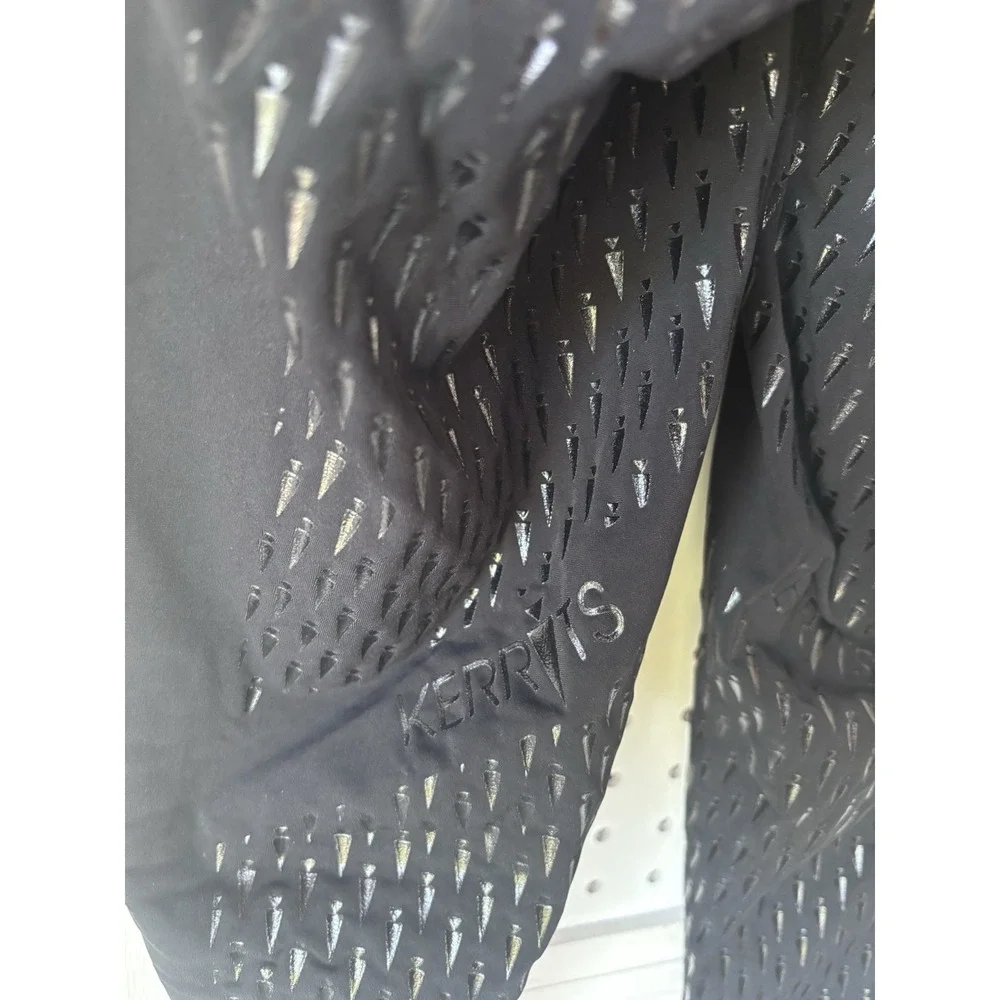 Kerrits Women's M Black Leg & Seat Grip Pull On Riding Equestrian Leggings - Picture 7 of 9